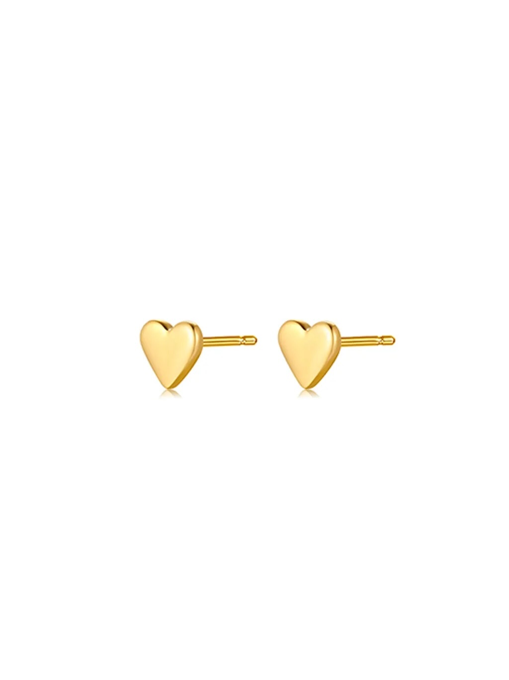 Heart Earrings Gold｜LESIS