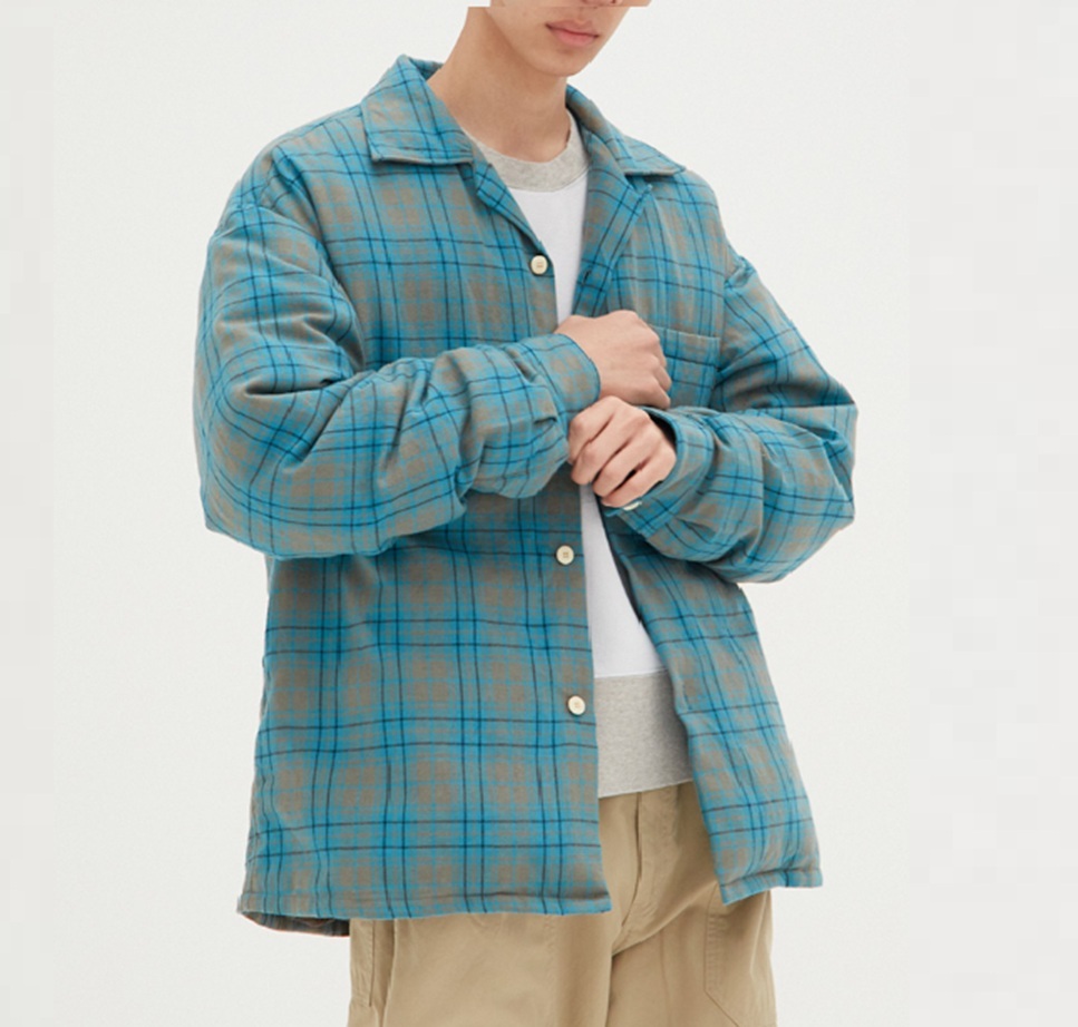ON SALE: VISVIM KEESEY CHECK ((DOWN)) JKT - BLUE SIZE 3 PRE ORDER ITEM (預訂中)