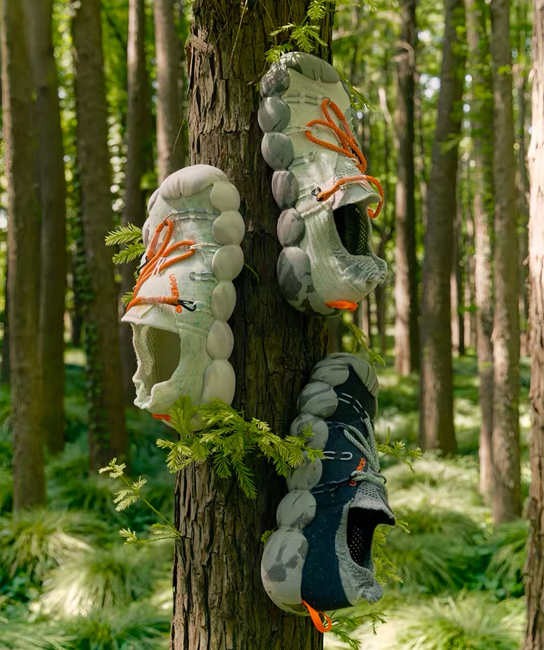 UPPERVOID HOCER KNIT 001 (羽灰/素白/礦黑/聖代紅)