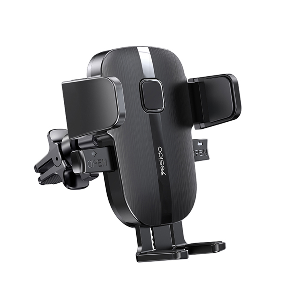 yesido 出風口車用手機支架 一鍵鎖緊 倍能系列