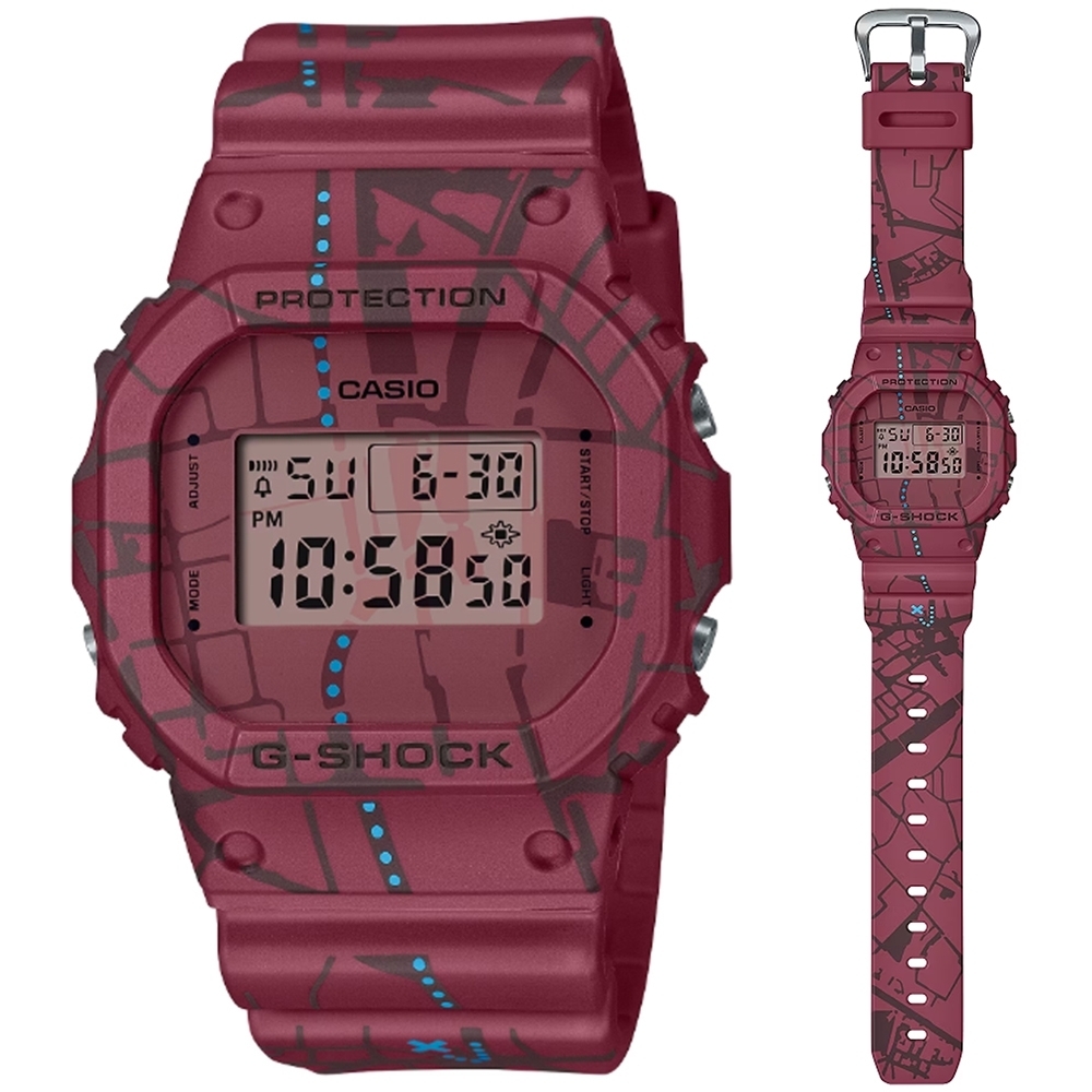 Casio G-Shock DW-5600SBY-4 澀谷 街頭復古 手錶 (香港行貨)