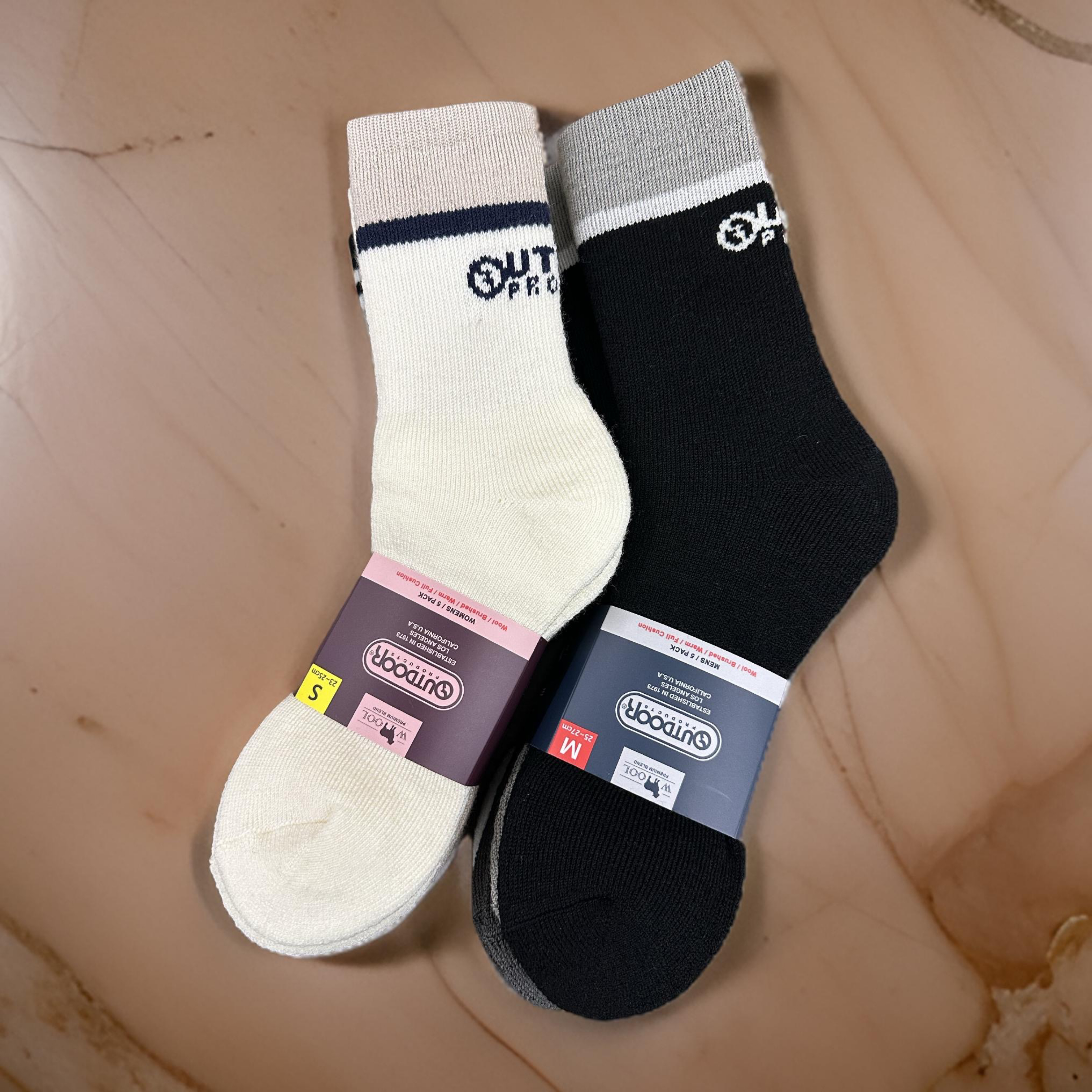 🇰🇷 OUTDOOR 羊毛保暖襪 一套5對（K1 CO471）