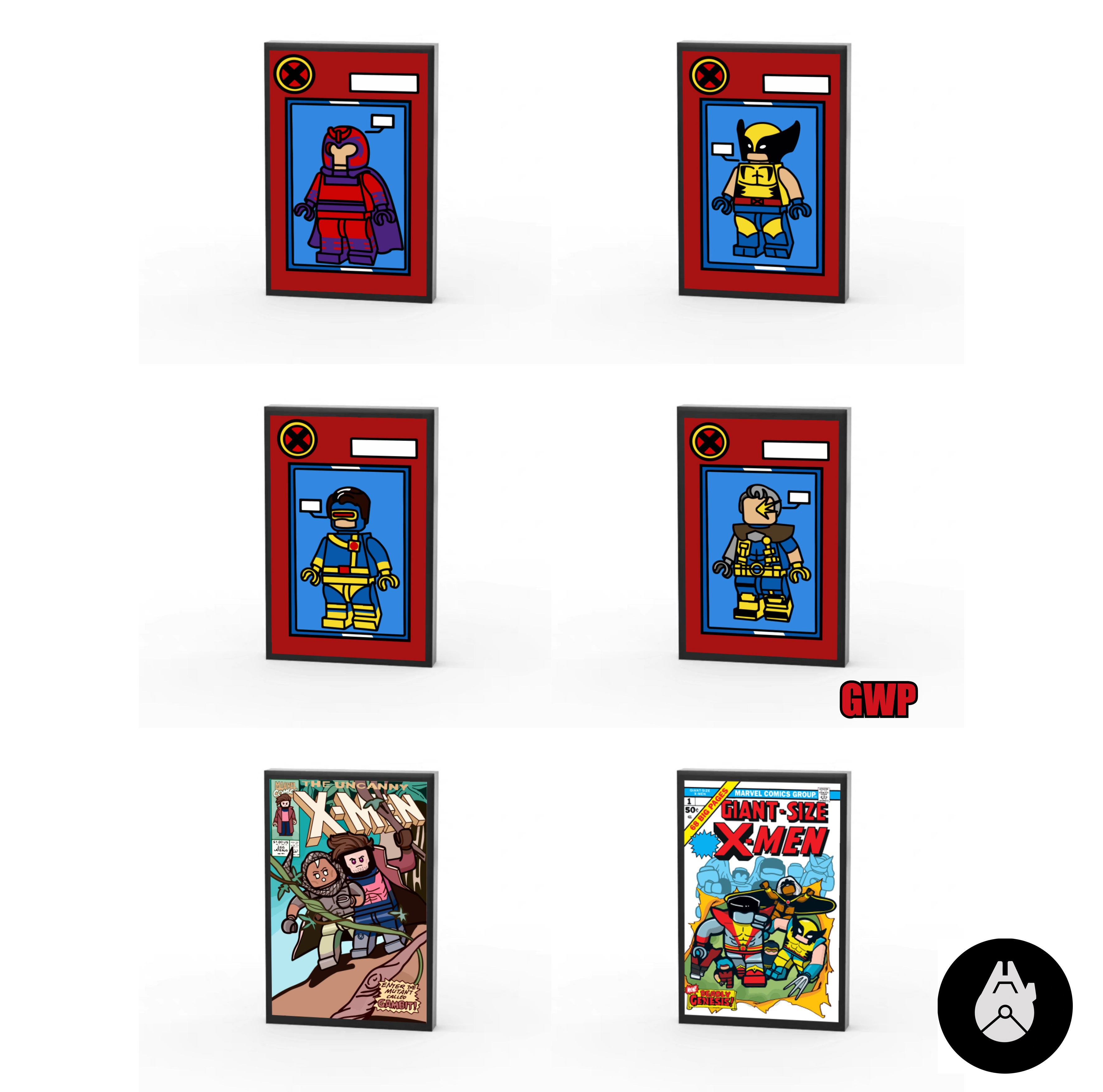 【千年工坊】X戰警 印磚