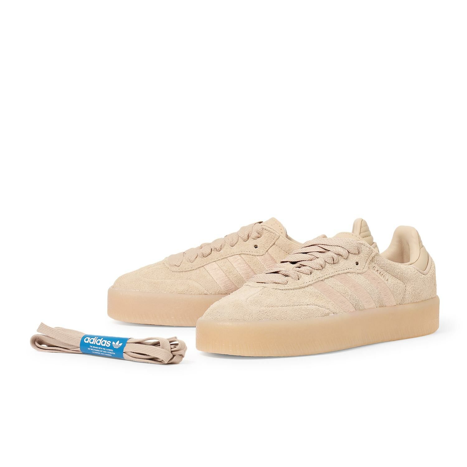 Adidas Originals Sambae 日本新款 燕麥奶茶 奶茶色 增高 厚底 JQ0254