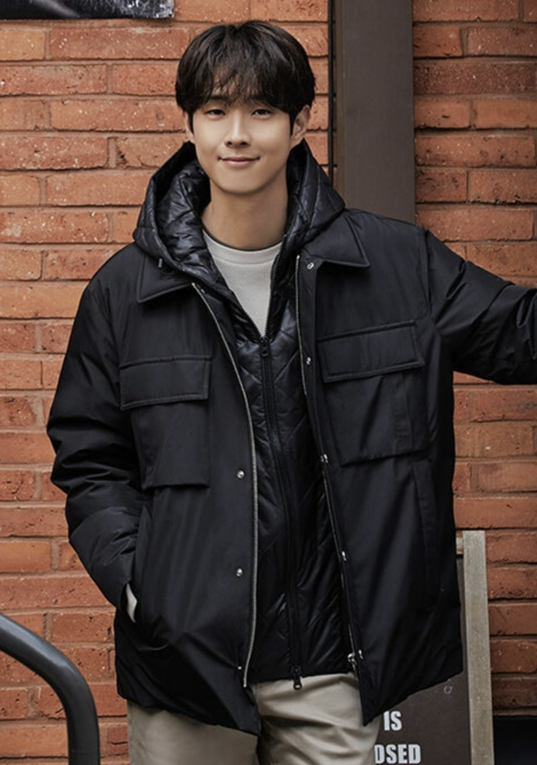 韓國品牌PM 80%鴨絨夾棉內襯有帽褸（K1 M474）