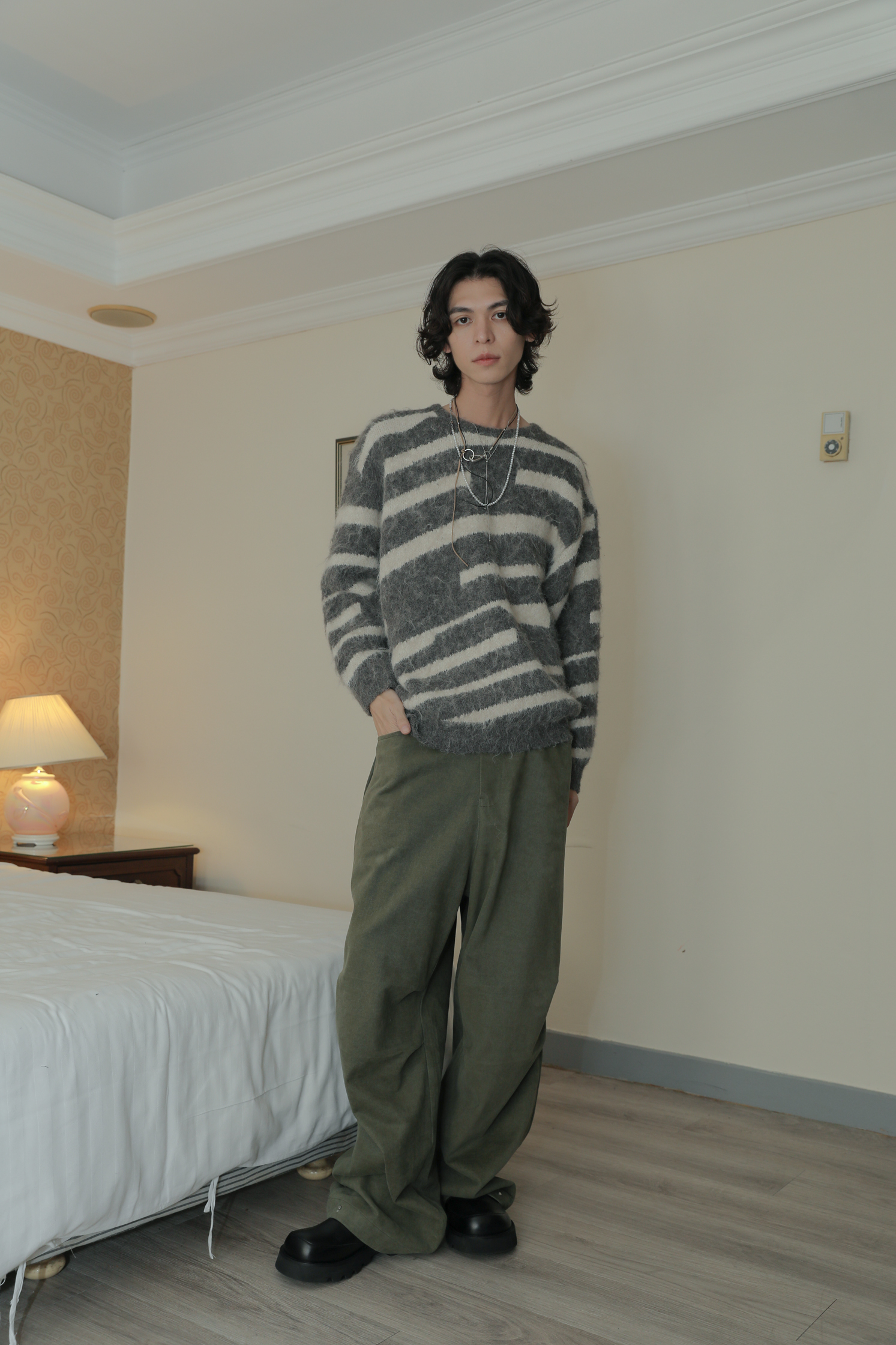 【Discount】【Unisex】Martin Wool Brush Knit #毛衣