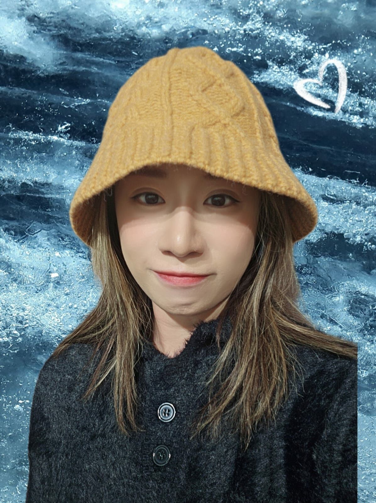 現貨韓國針織水桶帽（此為清貨價貨品不設退換） （K1 F476）