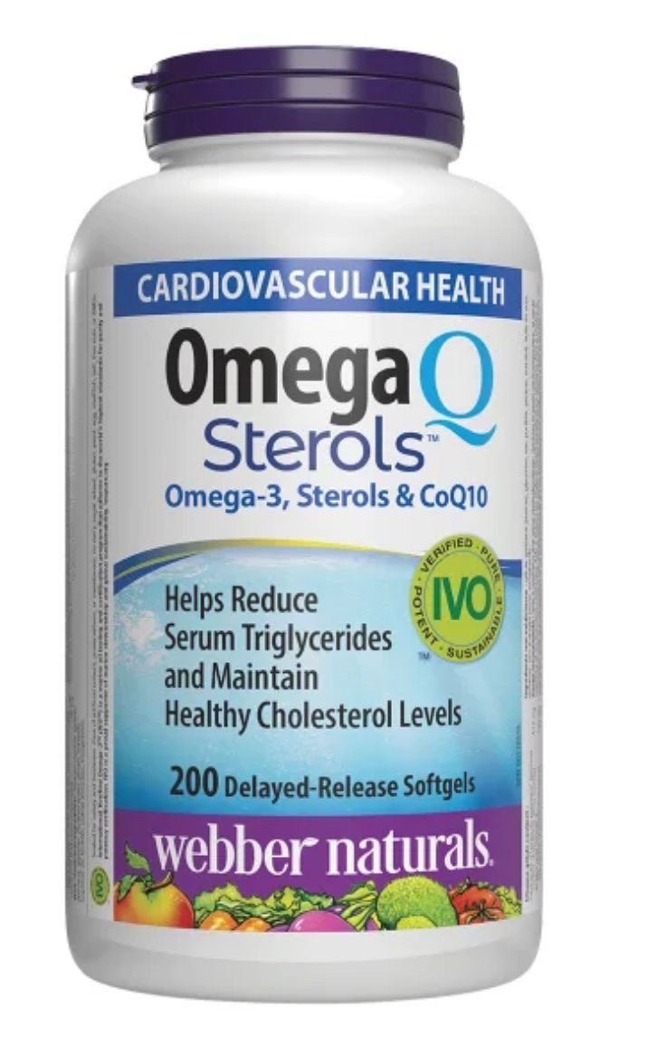 Webber Naturals Omega 3 + 輔酶 Q10 200粒 CC151