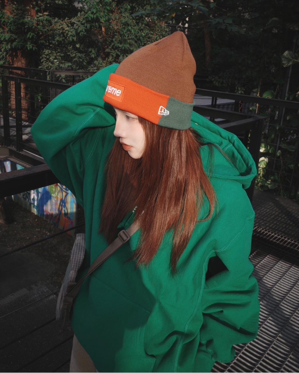 <快速出貨>Supreme Box Logo Hooded Sweatshirt 帽T 綠色