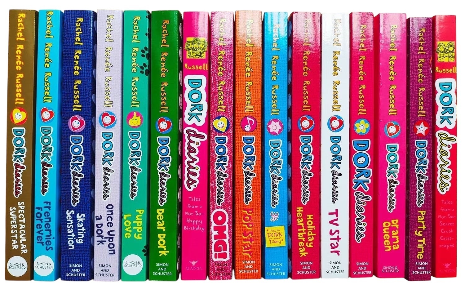 Dork Diaries by Rachel Renee Russell ,16 books Set By Rachel Renee Russell