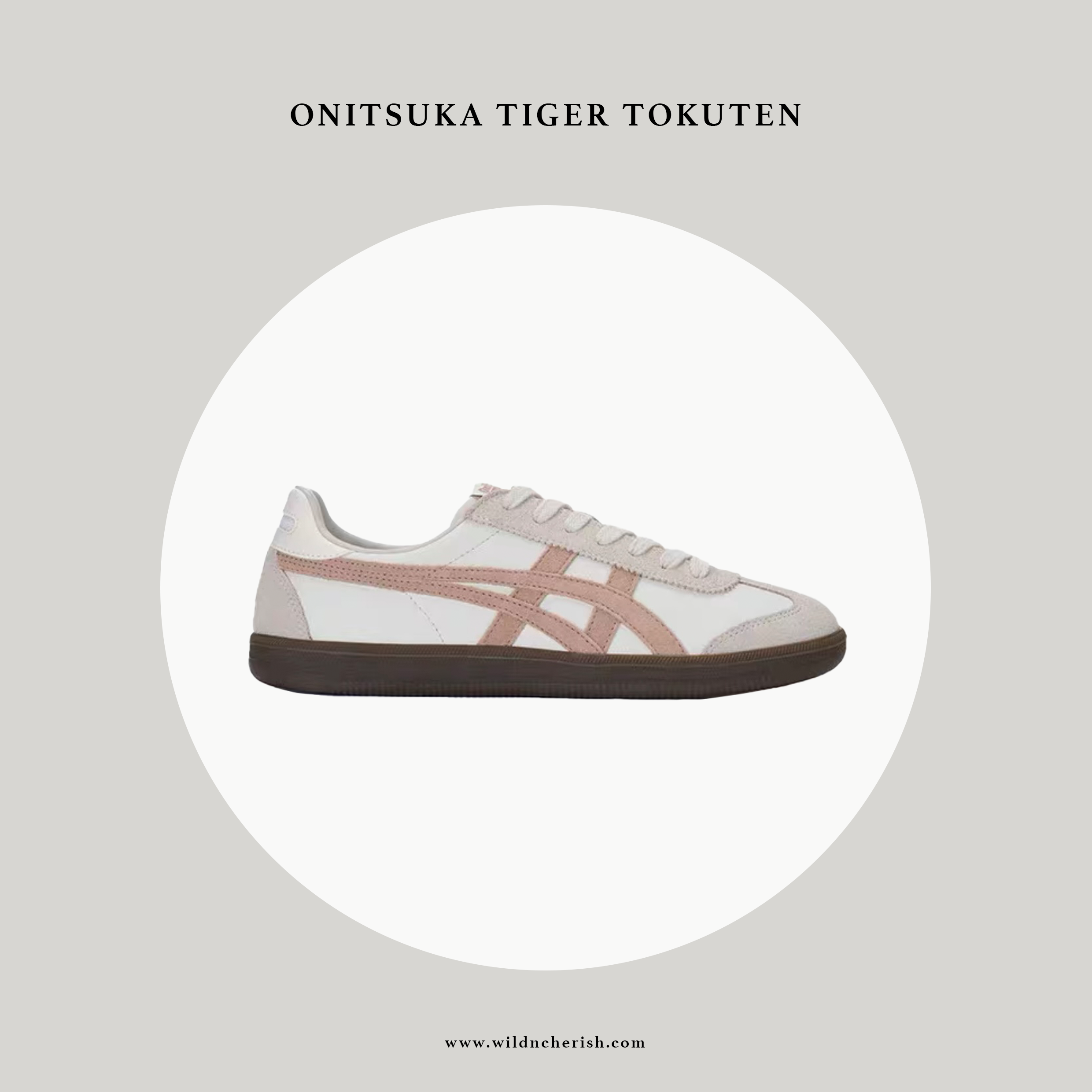 預訂 | Onitsuka Tiger Tokuten 粉紅色 皮革