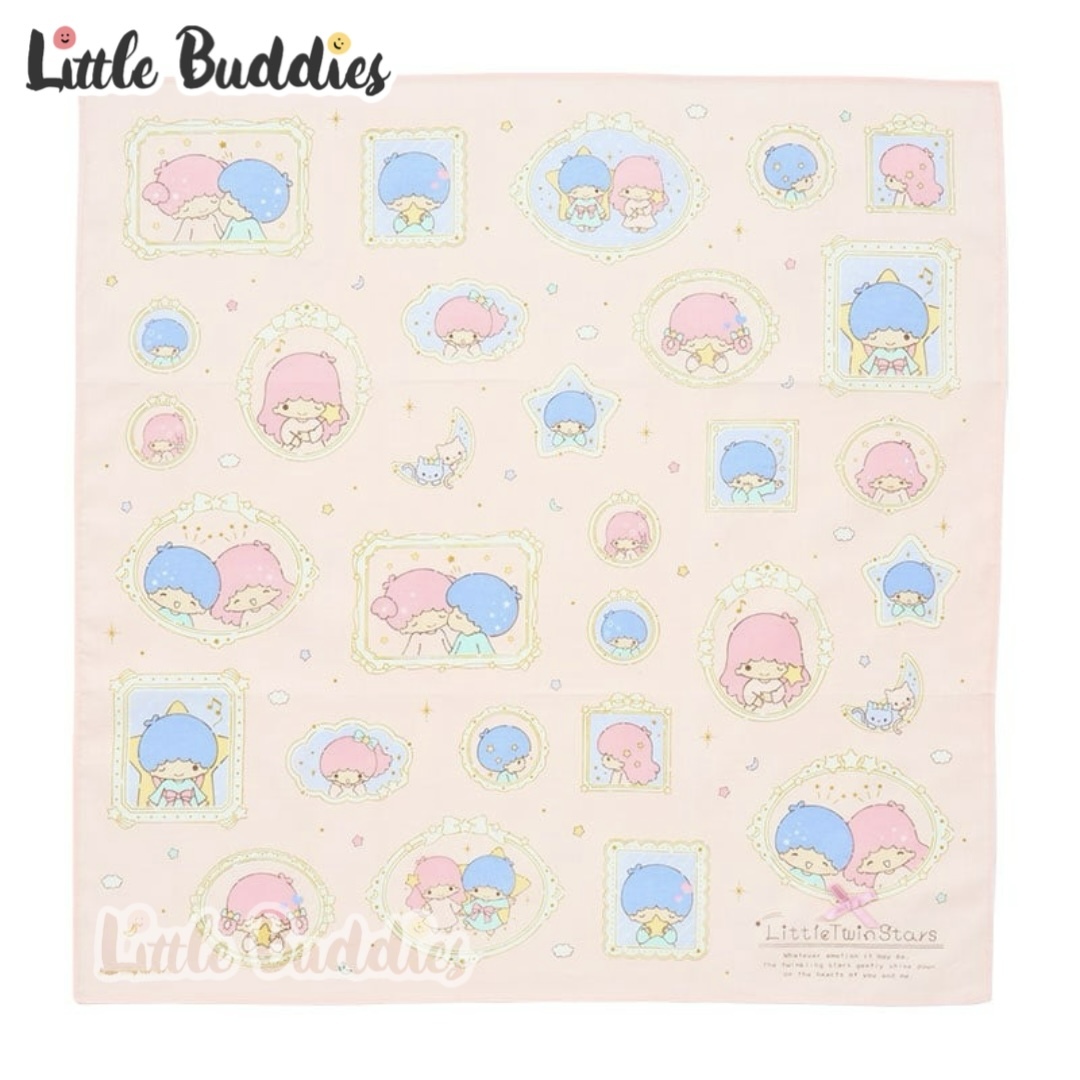 日本 Little Twin Stars 畫框設計生日系列 - 方巾