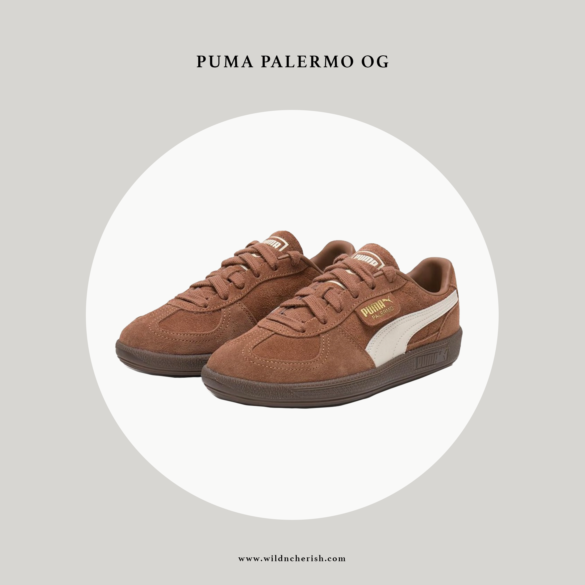 預訂 | Puma Palermo Og 摩卡色 德訓鞋