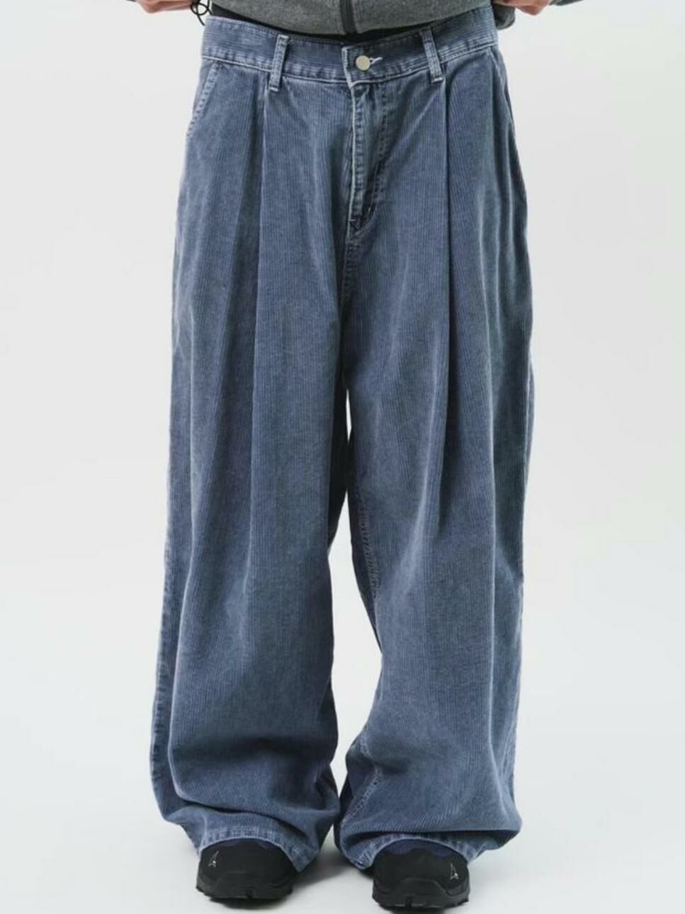 洗水燈心絨鬆身褲 P3035