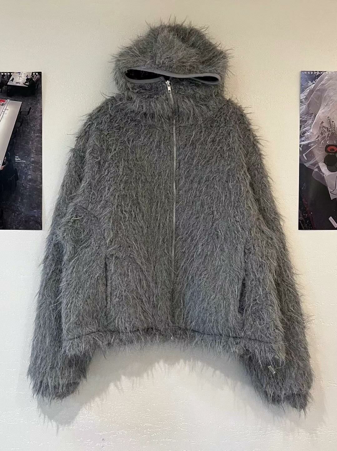 淨色連帽毛毛褸(夾棉) JK2608