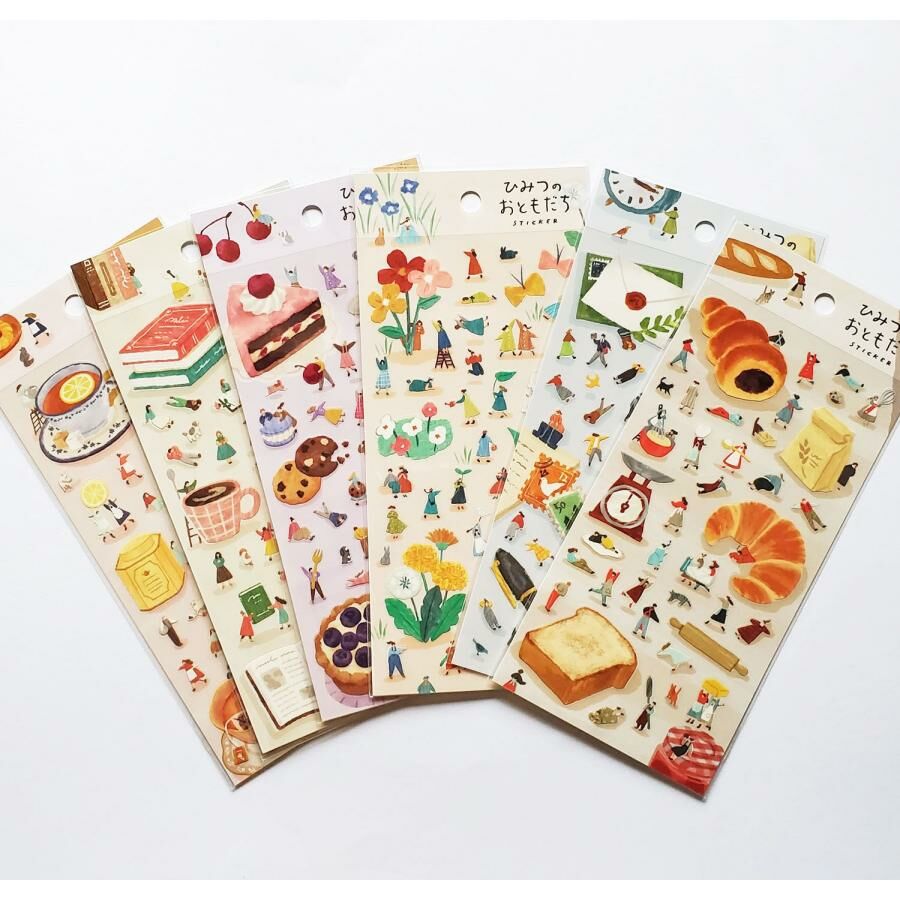 秘密的朋友 透明PET貼紙｜日本Mind Wave