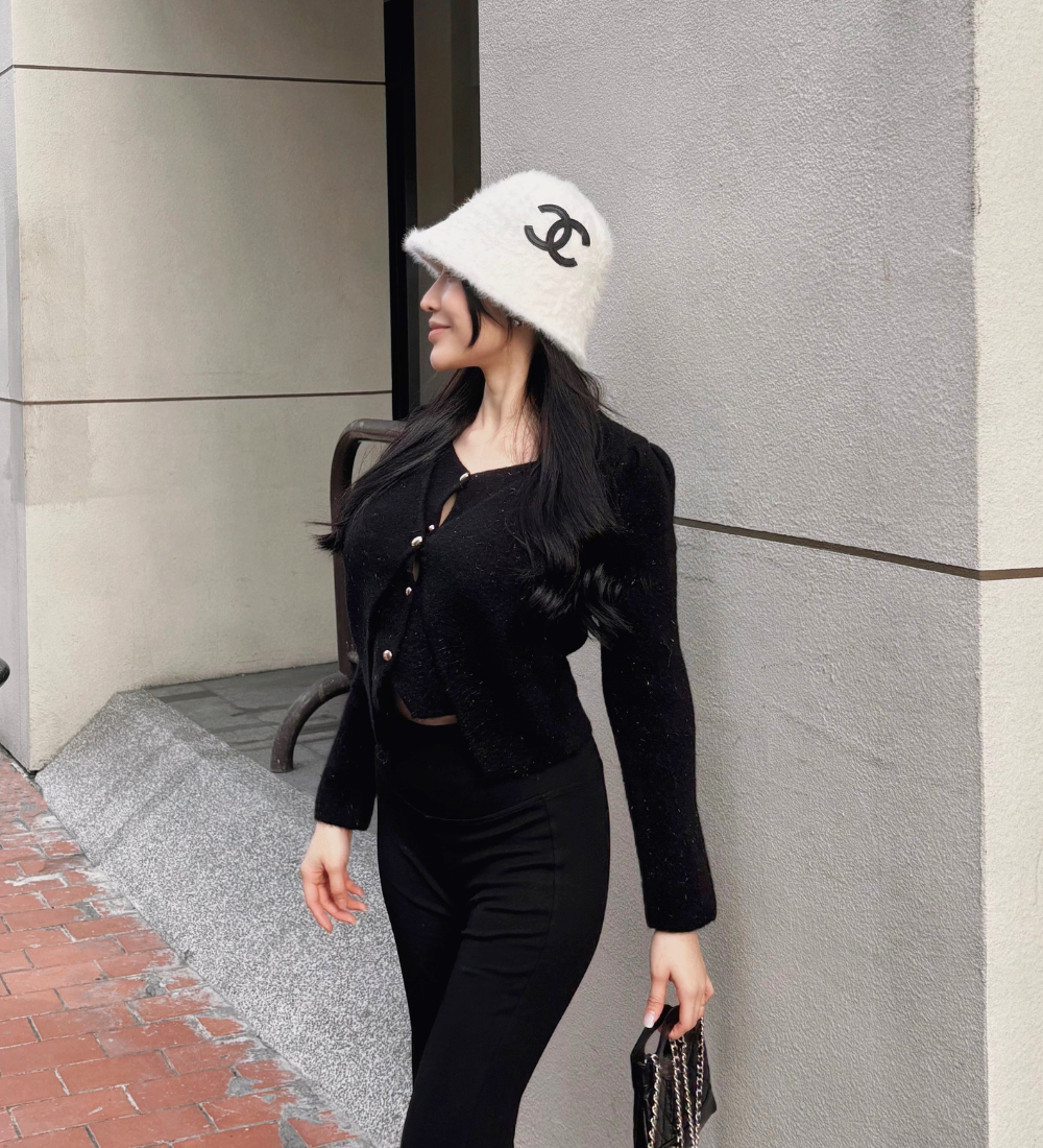 高貴不貴! 金蔥假兩件針織上衣 毛衣-2色(現貨)