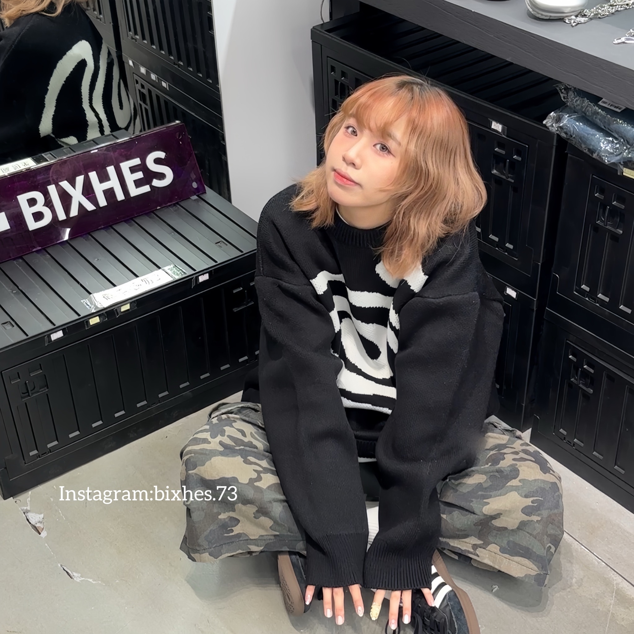 漩渦重磅毛衣(B00115)