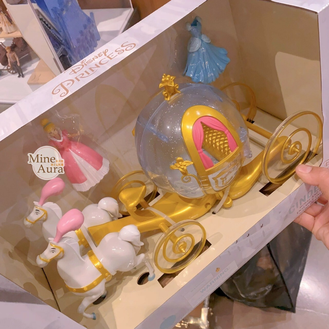 仙杜瑞拉 Cinderella 南瓜馬車 兒童 玩具 仙履奇緣 -上海迪士尼樂園