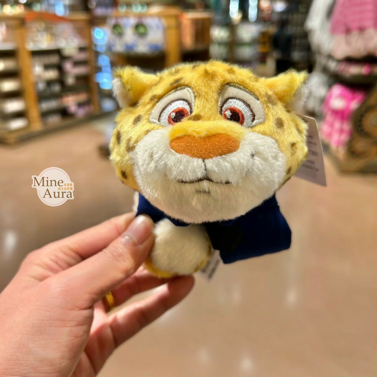洪金豹 Benjamin Clawhauser 絨毛 手環 玩具 動物方城市 Zootopia -上海迪士尼樂園