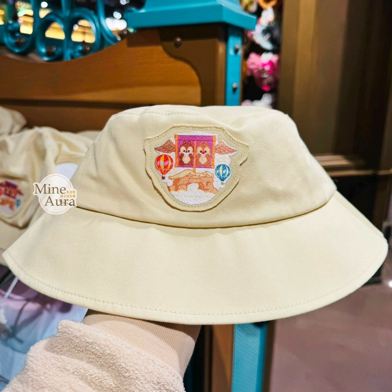 奇奇蒂蒂 Chip 'n Dale 探險島雷鳴山漂流 漁夫帽 帽子 -上海迪士尼樂園