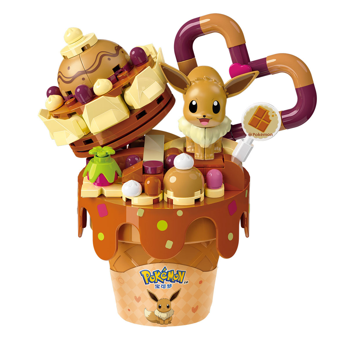 伊布雪糕造型積木