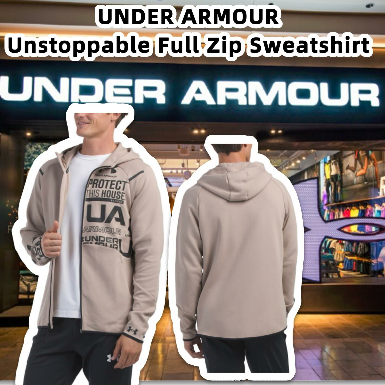 【預購】UNDER ARMOUR G010724 男裝拉鏈外套