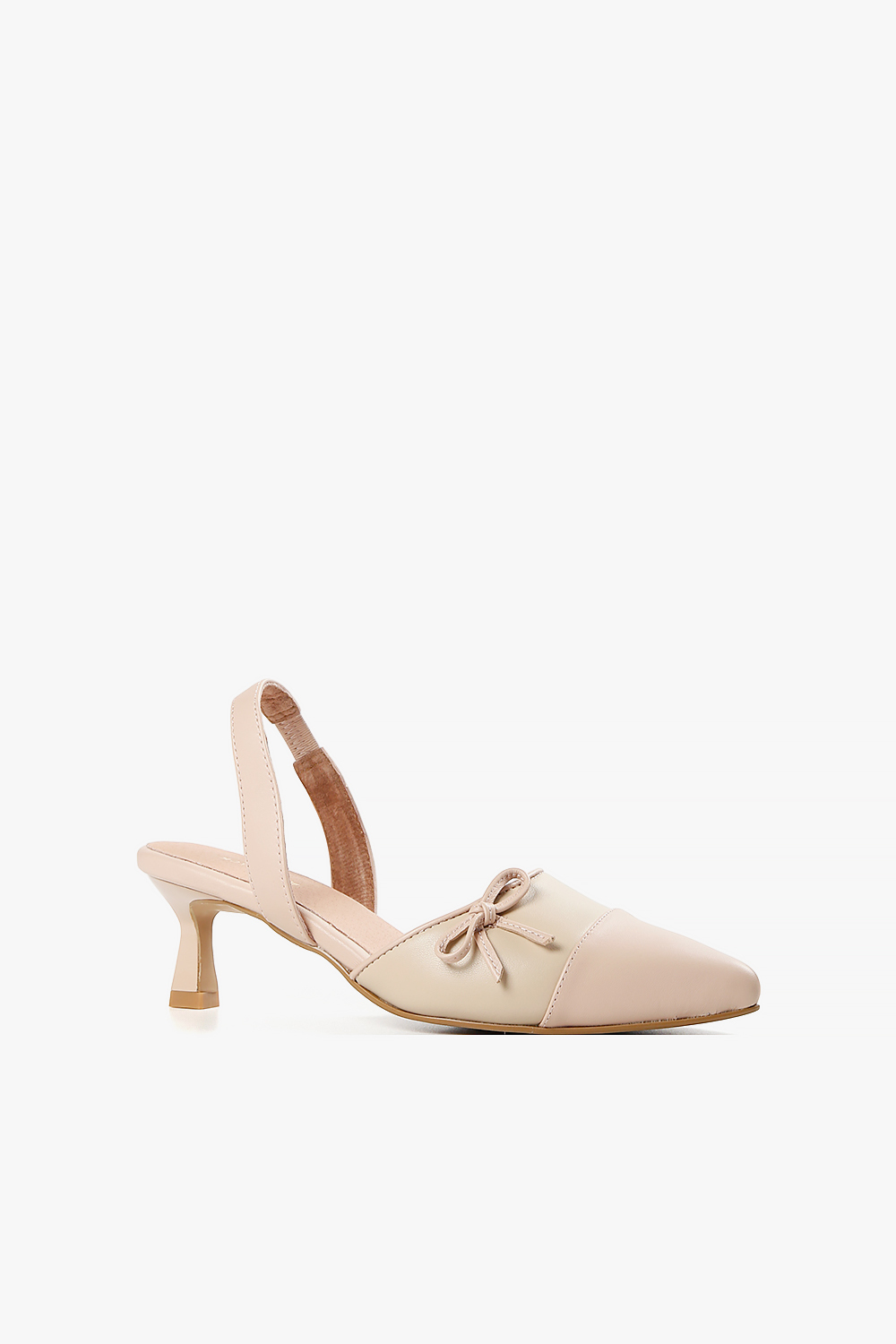 Little Bow Sling 尖頭後空跟鞋