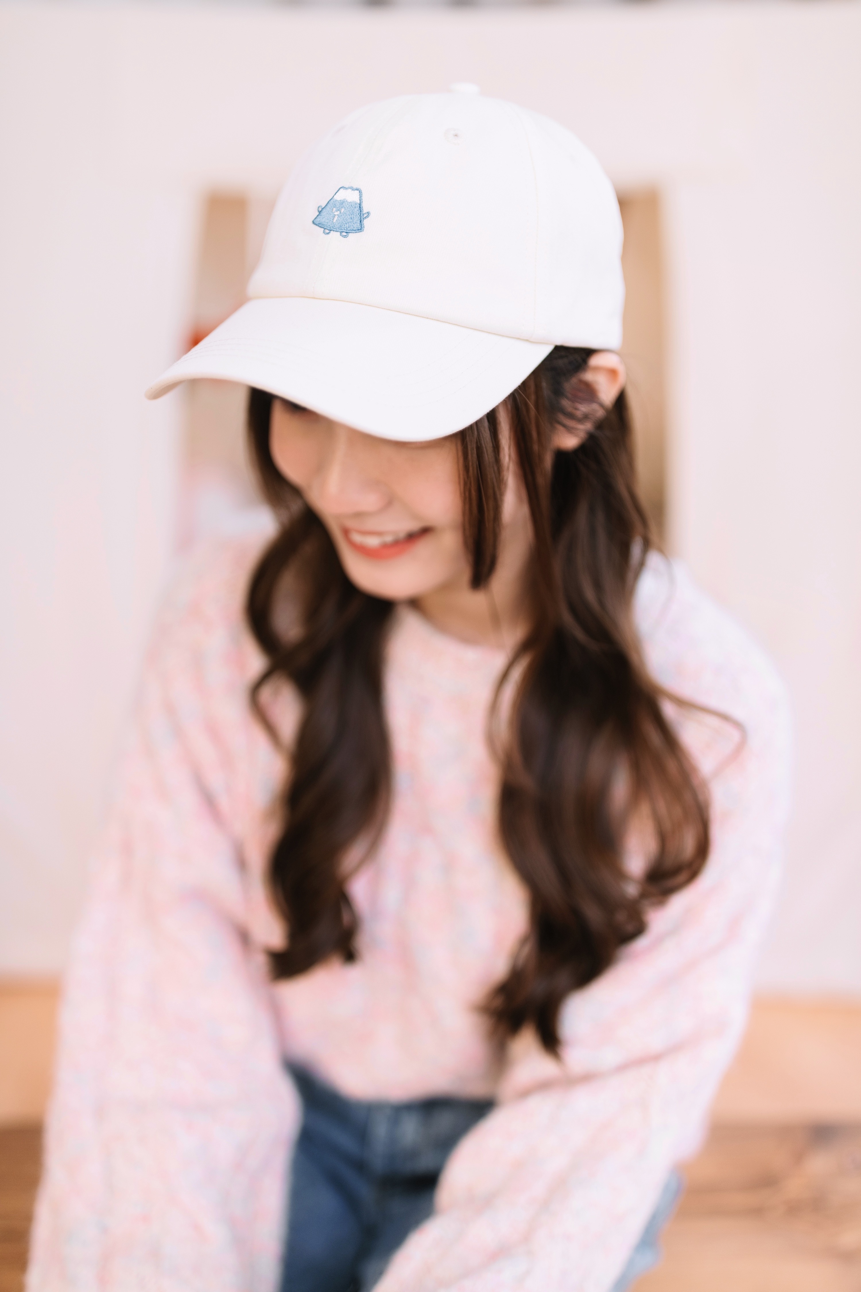 兩色/ 富士山刺繡Cap帽/ Mount FUJI Embroidered Cap