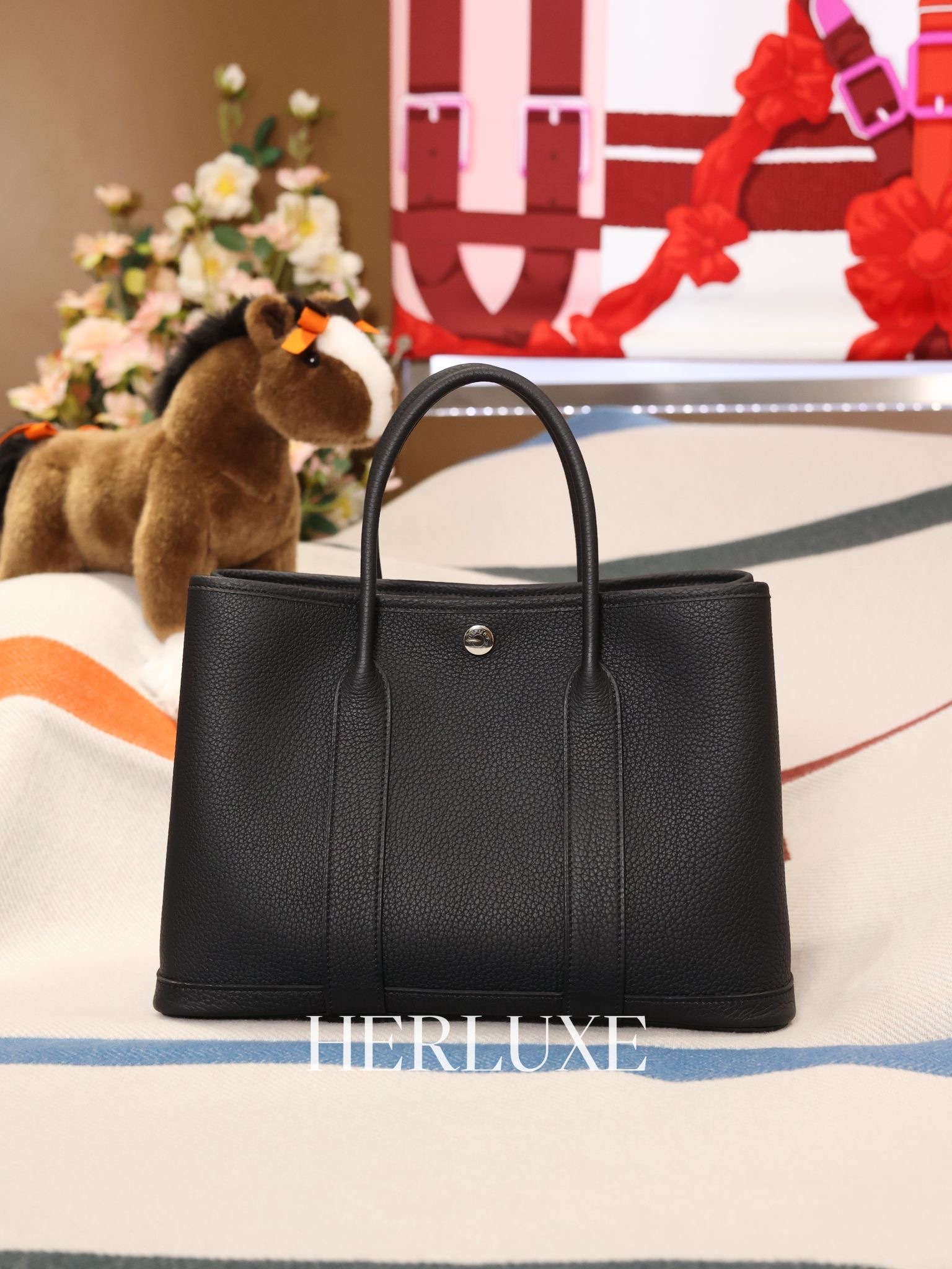 Garden party 30 89 noir leather K