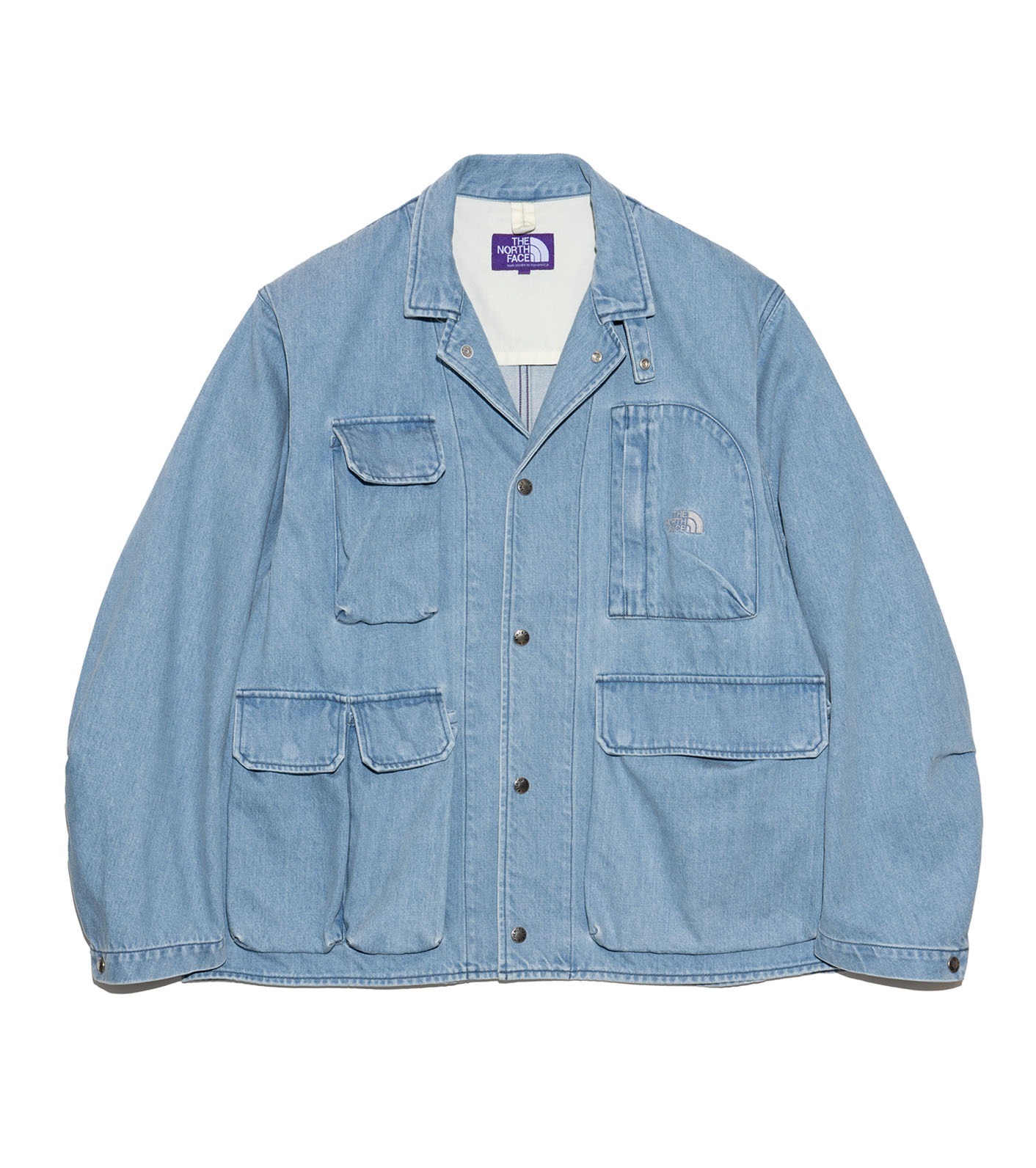 現貨┃日本 TNF 紫標 Denim Stroll Field Jacket 牛仔 單寧 工裝 外套