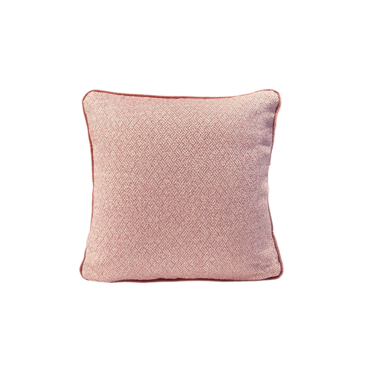 瑰粉柔織抱枕