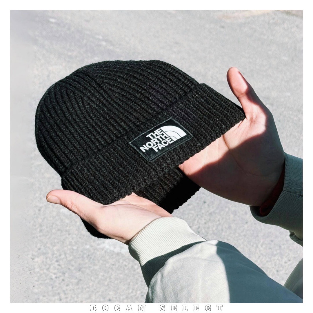 THE NORTH FACE 方標LOGO 尼龍 絨線 毛帽 王嘉爾同款