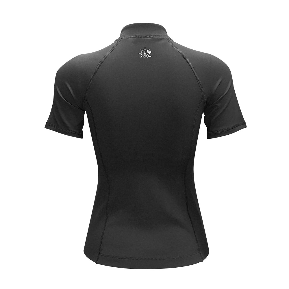 1mm 女士抗水抓毛游泳保暖夾克 - 黑