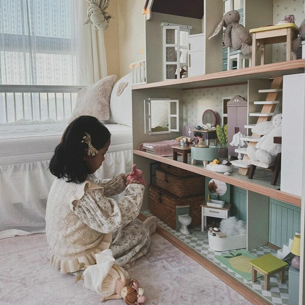 Tender Leaf,木製玩具,家家酒,角色扮演,娃娃屋,美感,空間感,兒童玩具,玩具,教具,伴手禮,玩具伴手禮