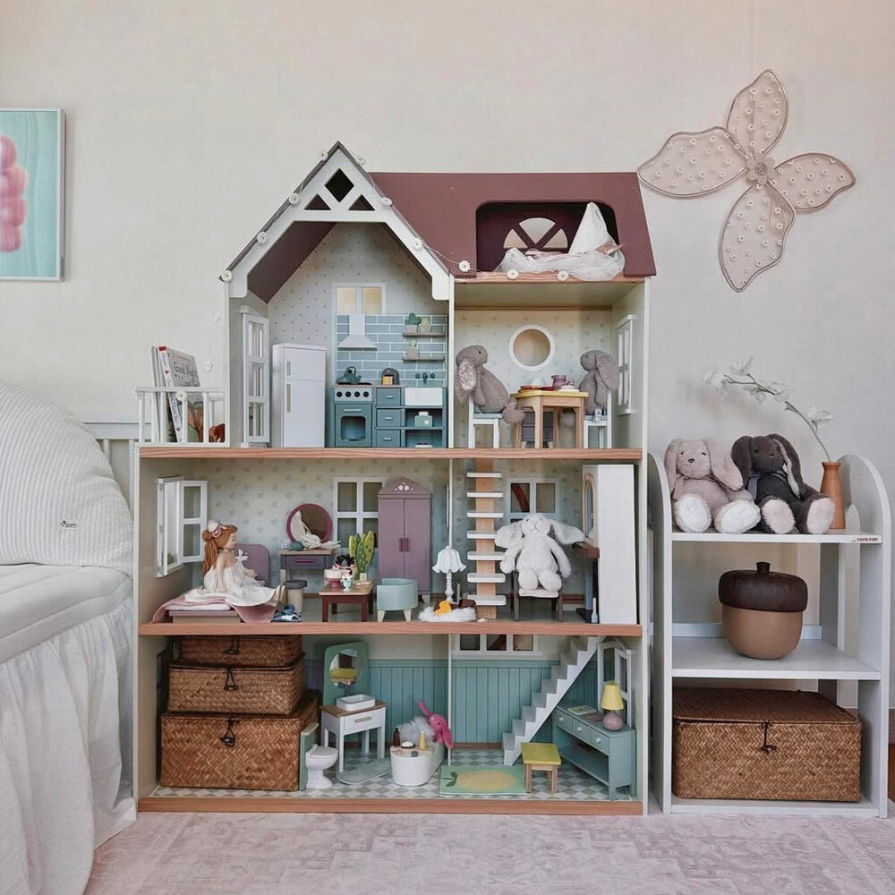 Tender Leaf,木製玩具,家家酒,角色扮演,娃娃屋,美感,空間感,兒童玩具,玩具,教具,伴手禮,玩具伴手禮