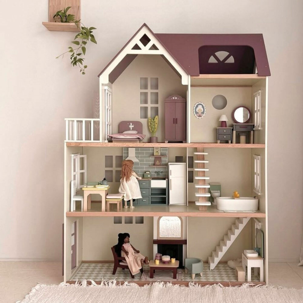 Tender Leaf,木製玩具,家家酒,角色扮演,娃娃屋,美感,空間感,兒童玩具,玩具,教具,伴手禮,玩具伴手禮