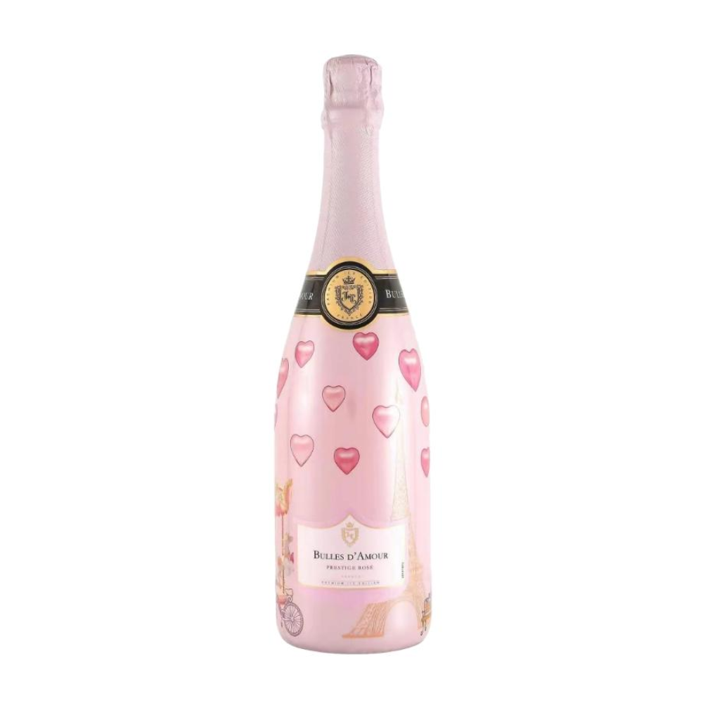 法國BULLES D'AMOUR 粉紅天然氣泡葡萄酒 750ml