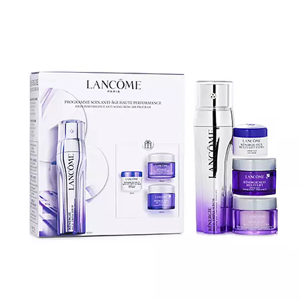 LANCOME 蘭蔻三管三重緊緻煥白套盒（三重精華 50ML+眼霜5ML+雪花霜15ML+晚霜15ML）