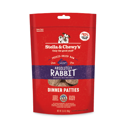 Stella Chewy's 凍乾生肉狗主糧 極度兔惑 (兔肉配方)