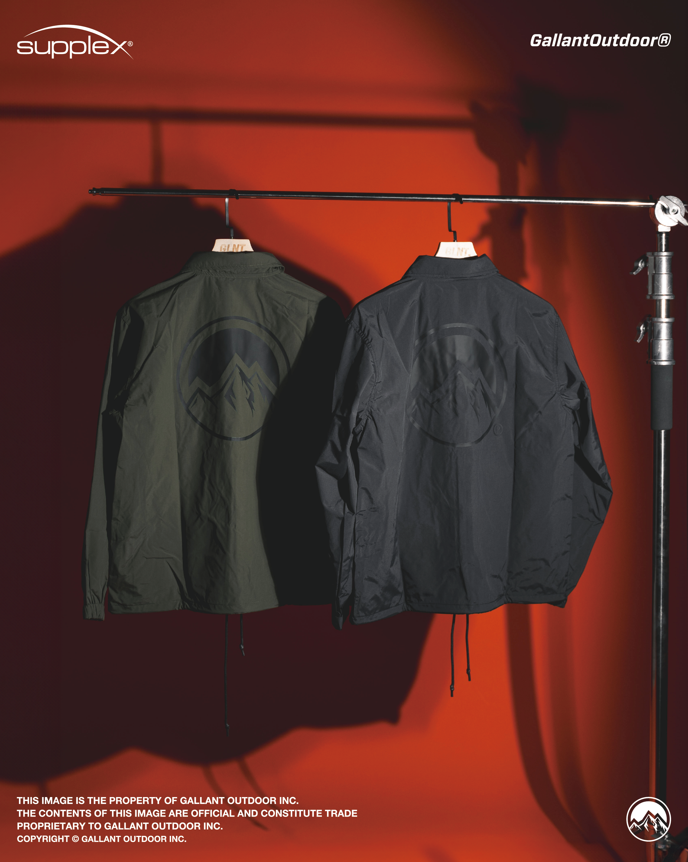 新品 Gallant Supplex® Coach Jacket カーキ S Supplex® Coach Jacket