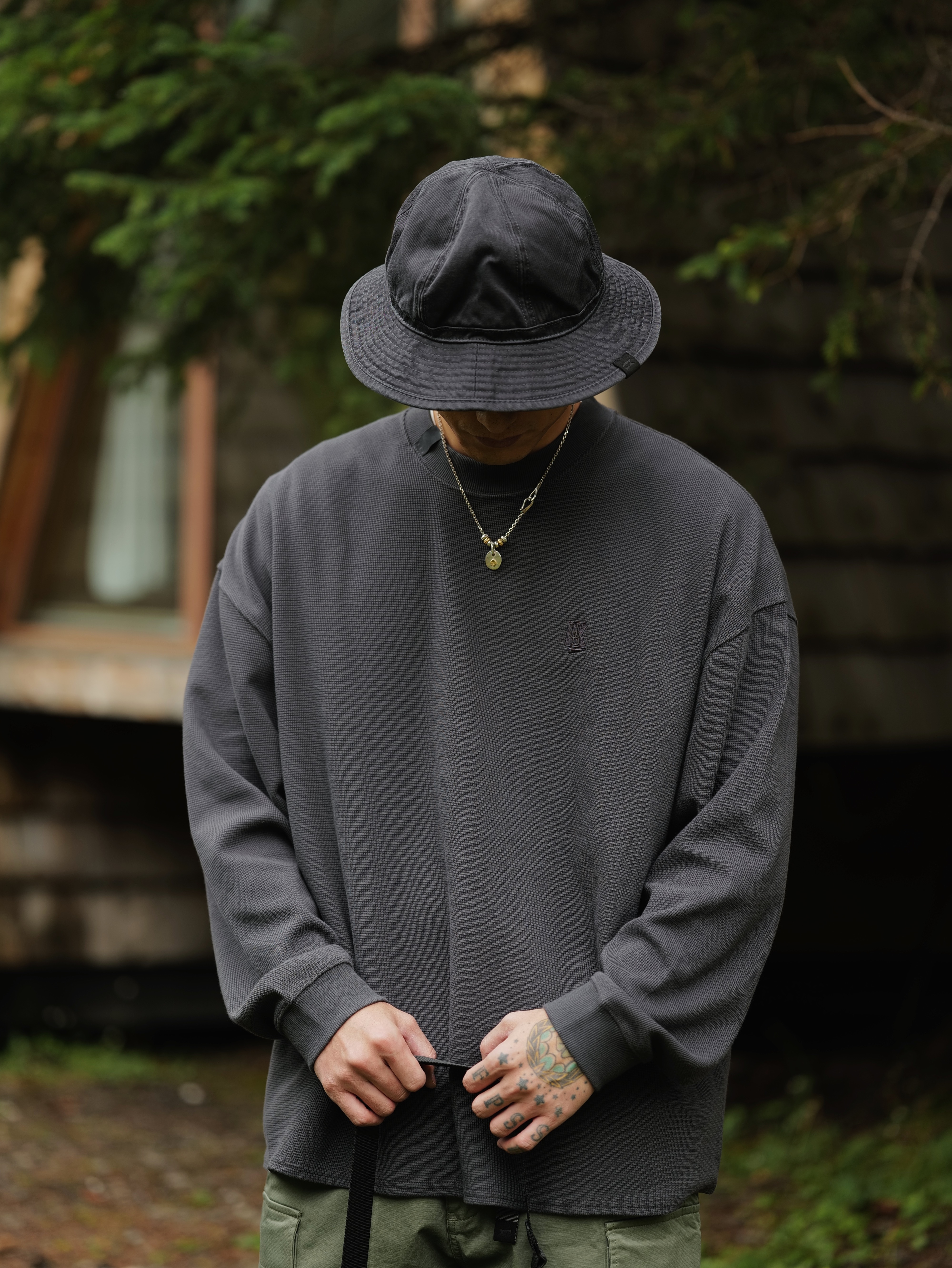 #預購 UNBENT 24AW 日系 復古 水洗 漁夫帽 遮陽帽 2色