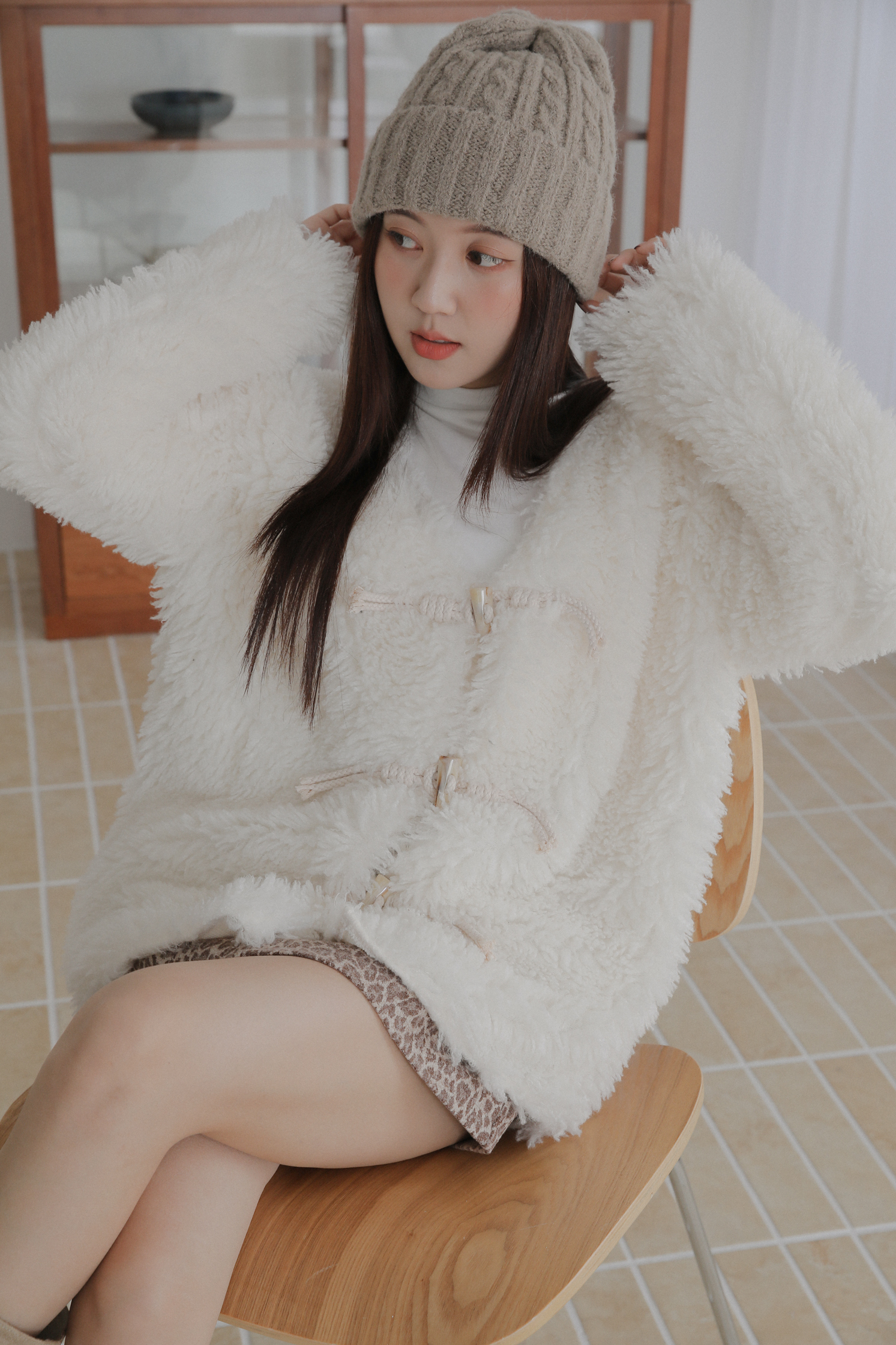 Fur Cardigan #罩衫