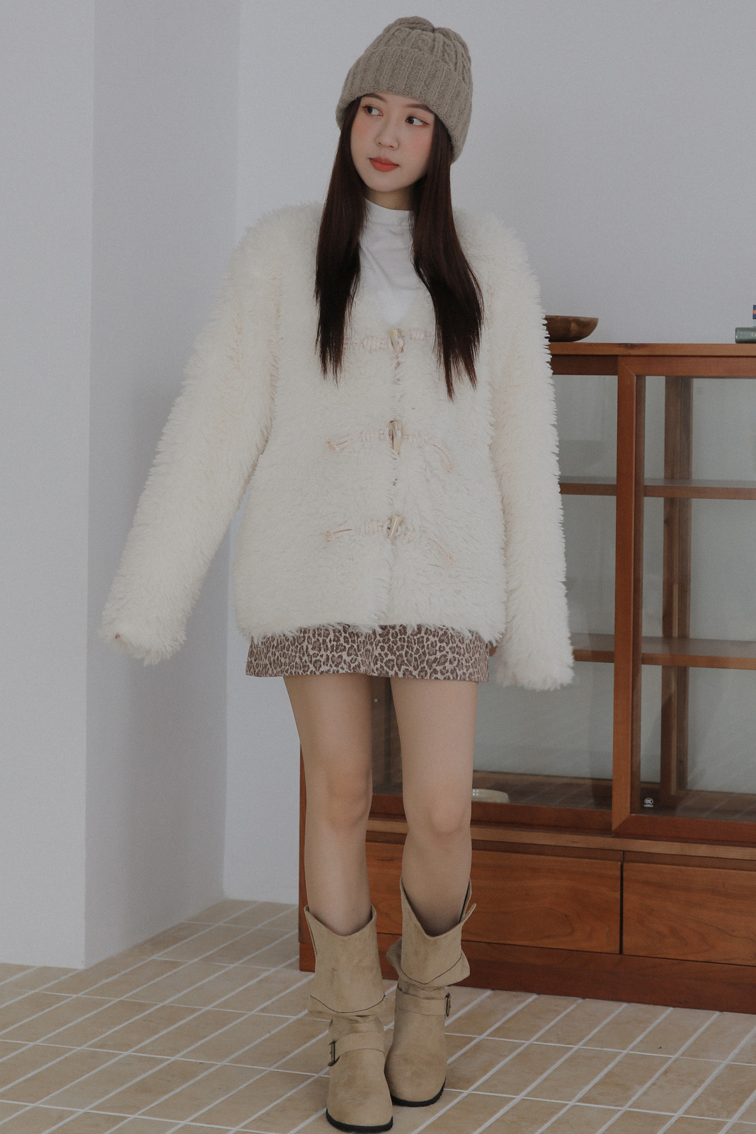 Fur Cardigan #罩衫