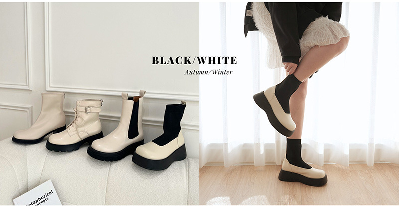 經典必備靴子推薦！不退流行的黑白靴