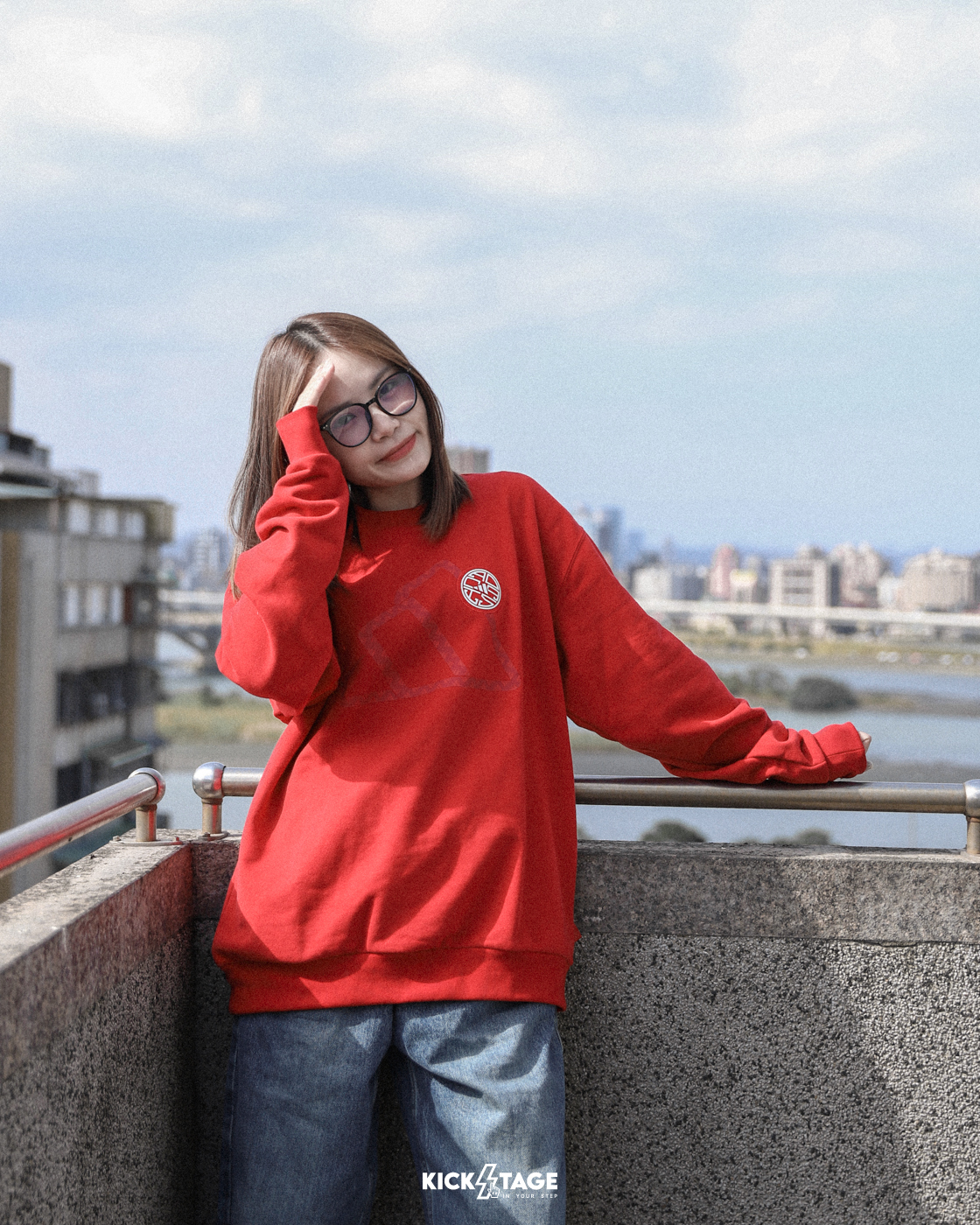 男女款 ADIDAS CNY CM DK CREW 黑 紅 印花 蛇年限定 新年 衛衣 大學T【JM1002/JM1003】CNYSNAKE