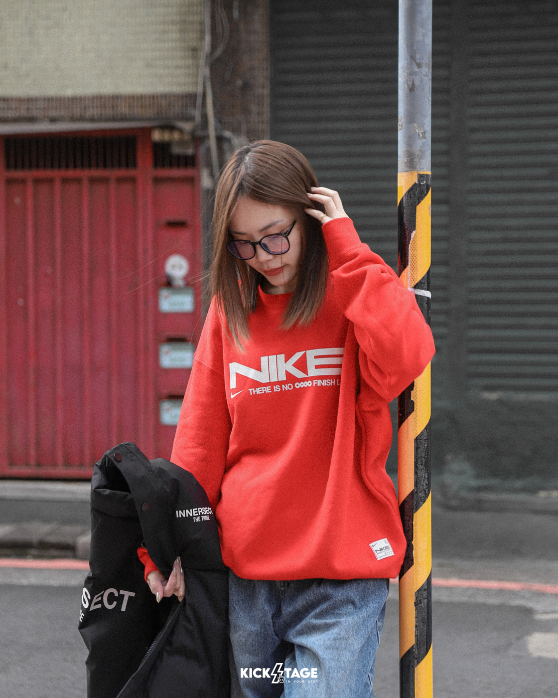 男女款 NIKE SPORTSWEAR CNY PREMIUM GCEL 紅色 蛇年 新年 靈蛇迎新 刷毛 長袖 大學T【IB5450】CNYSNAKE