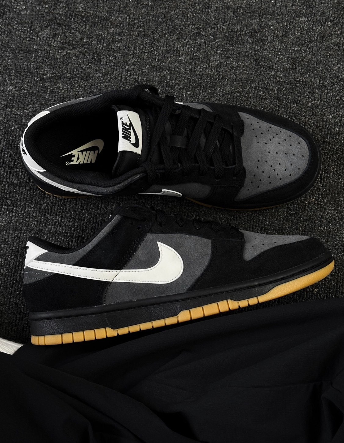 Nike Dunk Low 復古黑灰 男鞋
