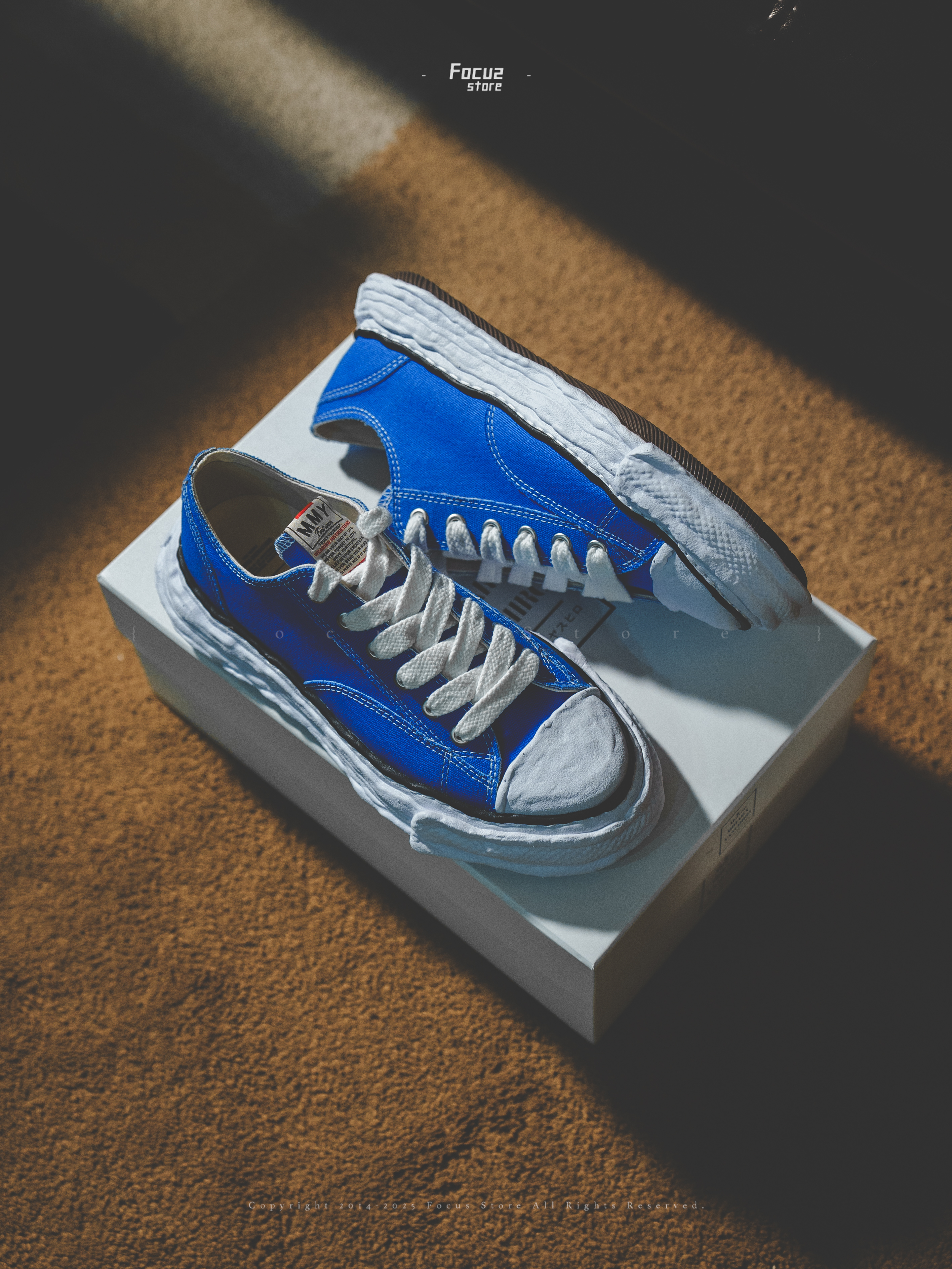 【Focus Store】現貨秒發 Maison Mihara Yasuhiro Peterson 23 "CL Blue" 克萊因藍 平頭溶解 溶解鞋 MMY A11FW702