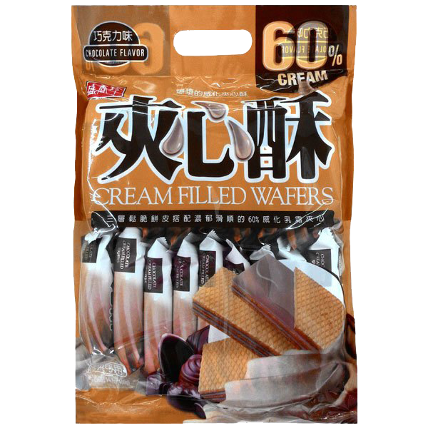【盛香珍】巧克力夾心酥400g
